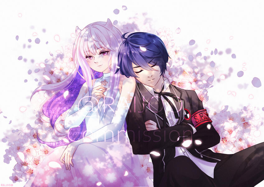 Halfbody Colored Commission