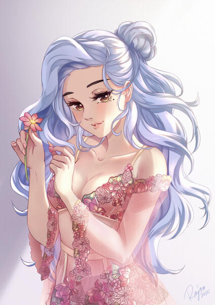 Halfbody Colored Commission