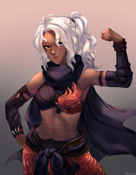 Halfbody Colored Commission